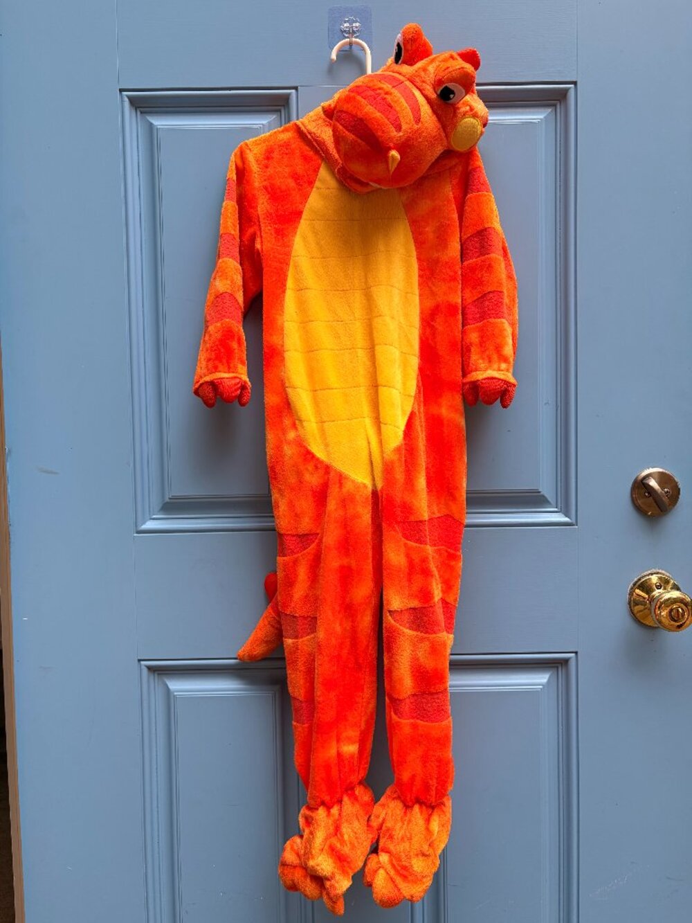 Spooktacular Creations T-Rex Dinosaur Costume 3T Orange Plush